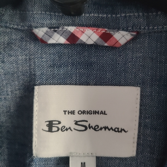 Ben Sherman Button Up Mens Size Medium - Picture 3 of 8